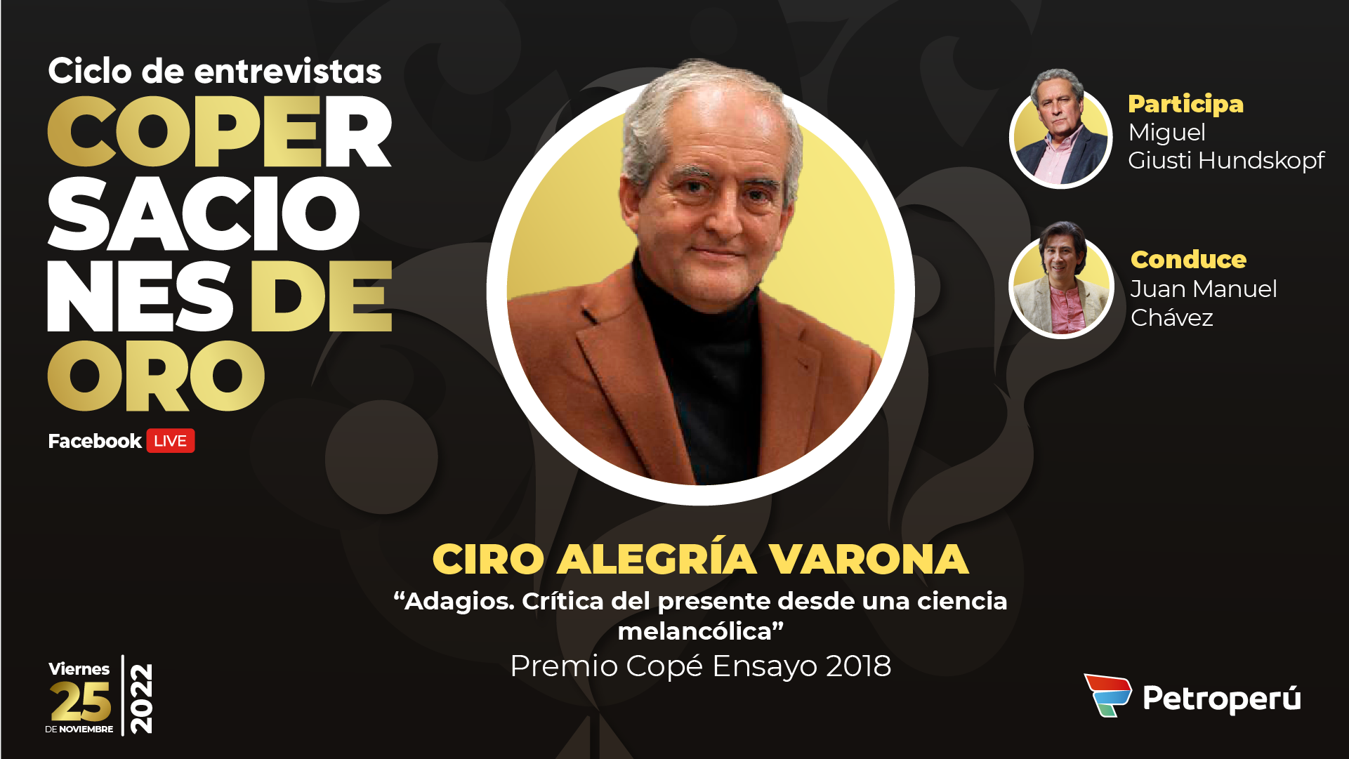 Ciro Alegr a Premio Cop de Ensayo 2018 Gesti n Cultural Petroper