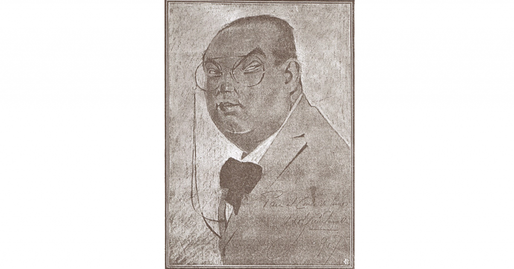 Abraham Valdelomar, dibujo de Málaga Grenet.  Abraham Valdelomar, dibujo de Málaga Grenet.